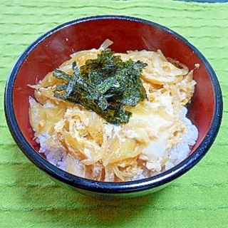 めんつゆで簡単卵丼